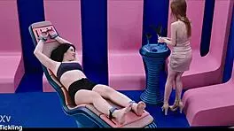 Cute Brunette Brill Angel Gets Tickled By Nata Gold