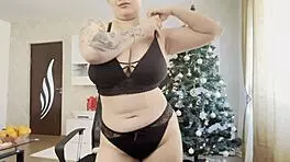 Sexy black lingerie ass gets fingered in teen 18+ masturbation