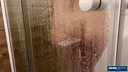 gorgeous babe gets pussy stretched by massive cock