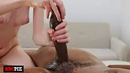 maria anjel massages bbc with her pussy