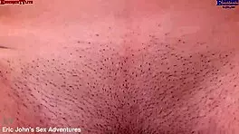 Adrienne anderson, just 18, loves her first porn scene with eric john on erotiquetvlive, getting cum on tits.