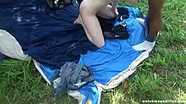 Redhead Teen Bbc Facial Outdoor.