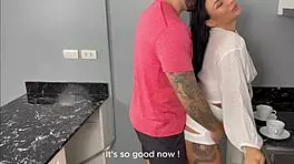 he caught me making coffee, bent me over, and fucked me hard on the table