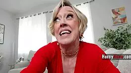 Step nana fucks Joshua Lewis and sucks his cock hard