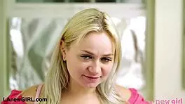 stunning teen blonde model in sensual bath, ohh