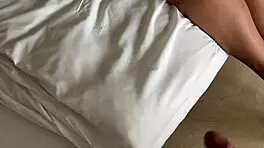 Perfect brunette with big ass gets anal fucked after beach, cum on boobs.