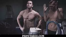 nerdy teen gets a double penetration