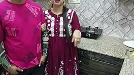 Bhabhi gets ass licked and fucked hard by devar in kitchen 😏