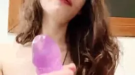 Beautiful Italian Teen Plays With Toys In Homemade Solo Session