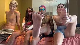 Beautiful Brunette Girl Gets Fucked In The Ass By An Old Man, Bent Over Licking Monster Cock Muff Diving Riding Missionary Cum