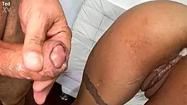 Renata Silva's First Intense Anal Creampie With Tight Pussy!