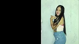 sol loves miniskirts and heels showing sexy latina body