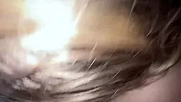 extreme close-up of 18-year-old virgin girl's ass and pussy getting fucked by old man