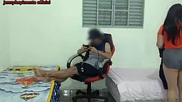 Stepsister Changes Near Stepbrother He Fucks Her On Chair
