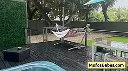 She says, 'Look at my big tits, friend, suck my huge cock.' Gaby Ortega Jmac