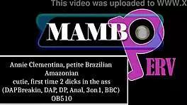 Petite Annie's First Double Anal With Monster Cocks
