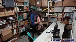 i saw that dirty teen slut cheating in police uniform on cctv