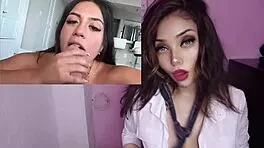 Latina With Big Tits Masturbates Passionately For Her Stepbrother