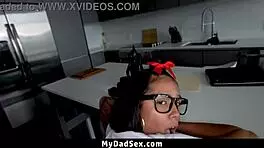 Camila Cortez fucks stepdad in missionary and doggystyle POV