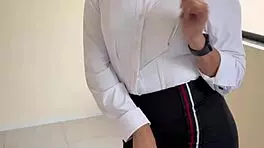 Novice Advisor Bends Over for Hardcore Fuck to Close Sale