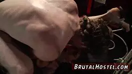 Extreme Teen Blonde Endures Rough Double Penetration First Time