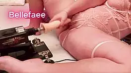 PAWG screams, 'Fill me with creampies!' from fuckmachine!