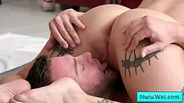 Busty Teen Seth Bella Blu Sucks Dick During Nuru Massage