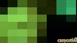 cam girl with amazing tits feeling intense pleasure from anal fingering and masturbation