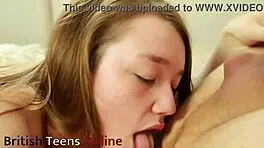 British Blonde College Girl Boldly Sucks, Rims, Gets Fucked Hard And Creampied In Homemade Scene