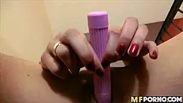 Freaky brunette makes herself cum with toys tiffany thompson 3