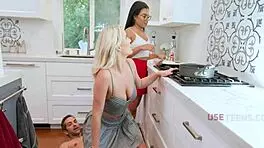 Big Butt Wife Lets Husband Freeuse Cute Tiny Spanish Guest!