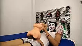 Does my big cock orgasm with this sex doll?