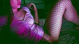 evening movie viewing with homemade teen 18+ brunette amateurs and natural tits