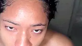 i eat dessert before dinner, sucking big black cock and licking ass with my amateur couple partner