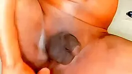 Caged Shemale Gets Anal Fuck To Orgasm