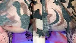 Hot teen rides huge dildo to orgasm