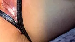 after cleaning, i played with my dildo, having fun with petite pussy and jerk off instructions.