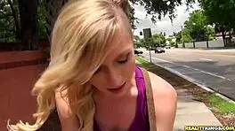 i got a street blowjob from a naughty teen, it was so hot