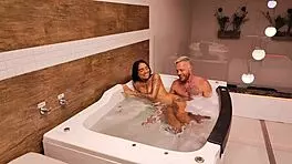 hot chat with a tight brunette getting lots of dick in her ass and screaming from the real cumshot with vagninho and nick niquita