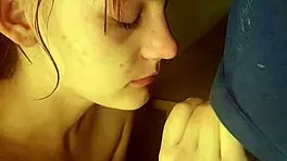 18 Year Old Stepdaughter Sucking Daddy Big Fucking Cock