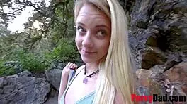 Step Daughter Ditches Hike For Horny Fucking!