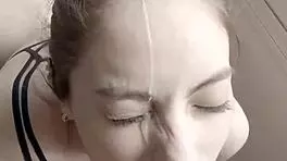 de nuevo en mi eye got a cumshot facial