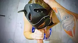 Giving Intense Blowjob To My Teen 18+ Neighbor In Homemade Cumshot Scene