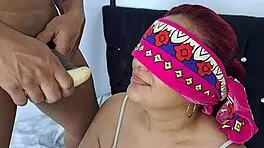 Erotic games with my beautiful stepmother and natural big tits.