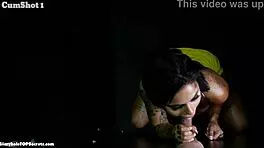 Brunette amateur loves big cock blowjob and cumshot