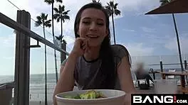 Ariel Grace Skinny Teen 18+ Fucks In Public Bathroom