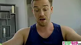 my tight teen stepsister needed help with stretching