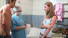 Fellow Assists With Hymen Examination And Virgin Riding