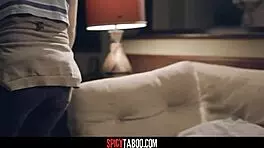 Horny Teen 18+ Fuck With Her New Step-Family