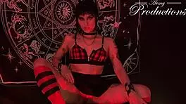 Gothic Girl Rituals Sex With Boyfriend In Doggystyle